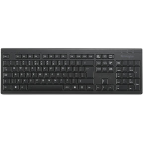 Clavier sans fil Kensington KB150 EQ (noir, disposition américaine (QWERTY), membrane, 100%)