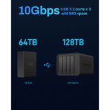 NAS SSD Terramaster f8 (noir, 1x 10GBE, HDMI, USB)