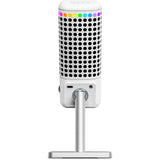 Microphone élite capsule Nzxt (blanc, rgb, usb-c)