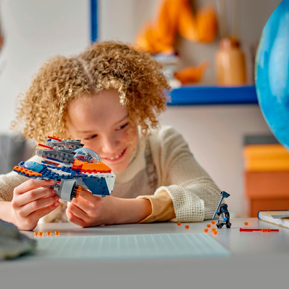Lego Marvel - Jouets de construction Rockets Warbird contre Ronan (76278)