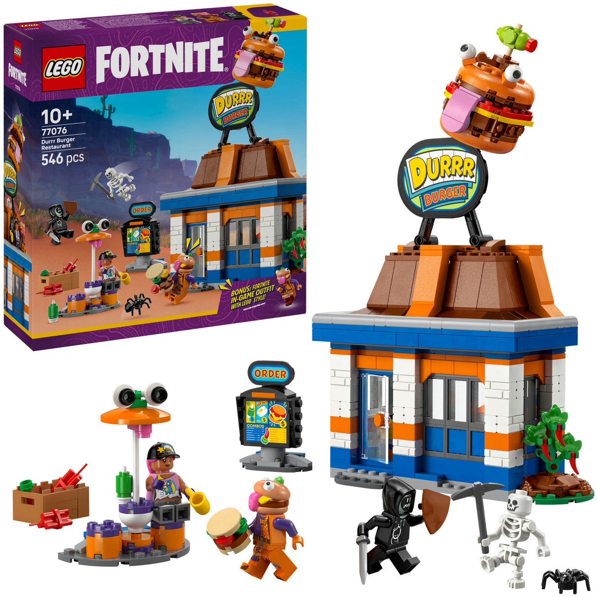 Lego Fortnite 77076 Durrr Burger Restaurant