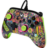 Manette Powera Advantage avec câble pour Xbox Series X|s - Fortnite : Glow (vert néon, Xbox Series X|s, Xbox One, PC)
