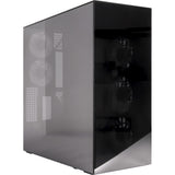 Boîtier tour midi Arctic xtender vg (noir | 2x USB-A | 1x USB-C | RVB | verre trempé)