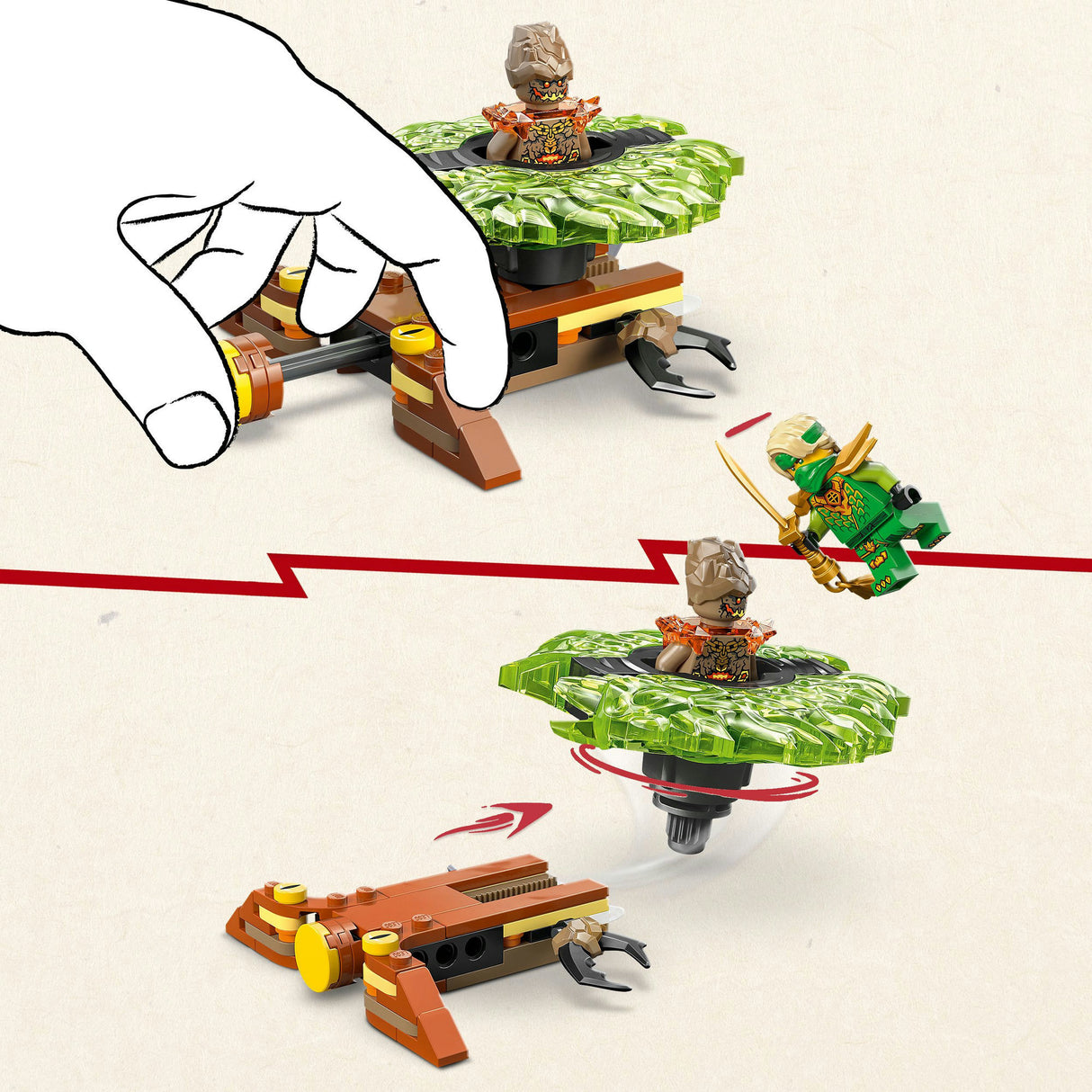 Lego Ninjago 71850 Lloyd contre le monstre élémentaire