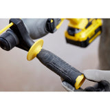 Stanley Fatmax V20 Kit combiné de perceuse à percussion sans fil sans balais 18 V (jaune noir, SDS+, 2 batteries et chargeur inclus, avec étui)