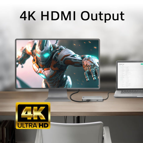 Act Connectivité USB-C 4K Station d'accueil pour 1 moniteur HDMI, Ethe