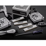 Corsair vengeance 32 gb ddr5-6000 (2x 16 gb) werkgeheugen (wit, cmk32gx5m2d6000z38w, xmp, expo)