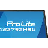Moniteur Iiyama prolite xb2792hsu-b1 27 (noir (mat), HDMI, port d'affichage, 2x USB-A, USB-B, 120 Hz)