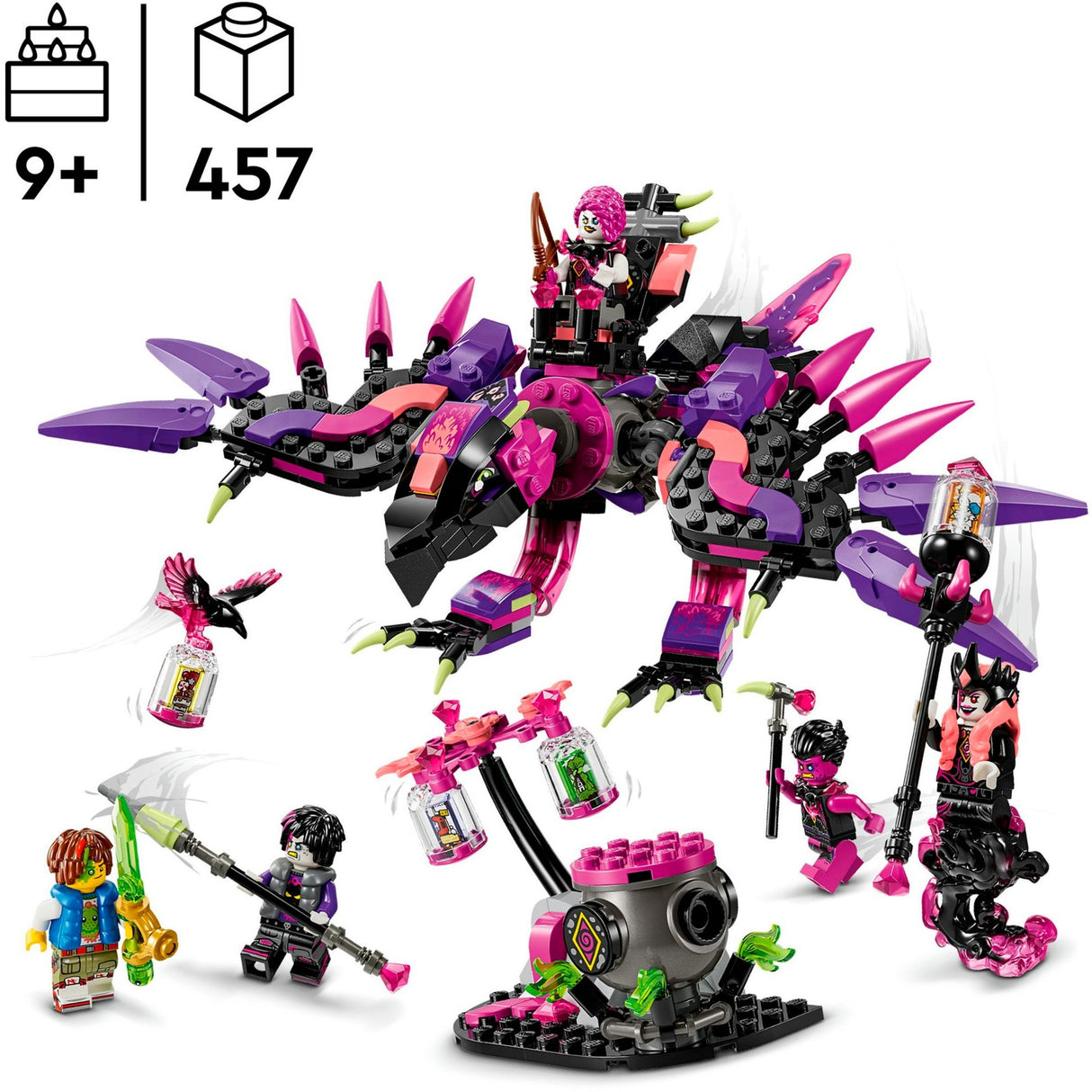 Lego dreamzzz 71483 les créatures cauchemardesques de la sorcière du Nether