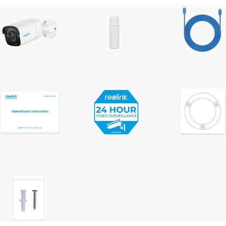 Reolink p320, caméra de sécurité IP PoE 5 MP (blanc)