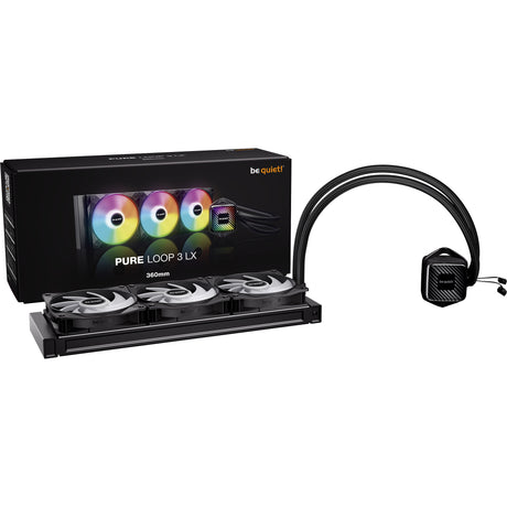 Soyez silencieux! refroidissement par eau pure loop 3 lx 360 (noir, pwm)