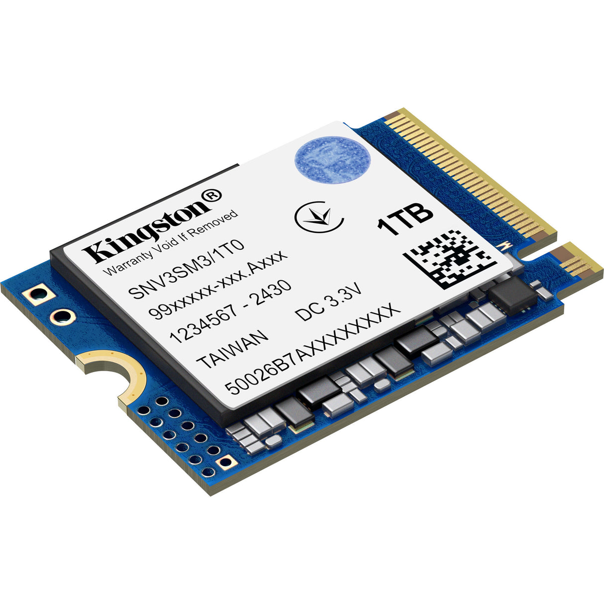 SSD Kingston nv3 1 To (pcie 4.0 x4, nvme, m.2 2230)