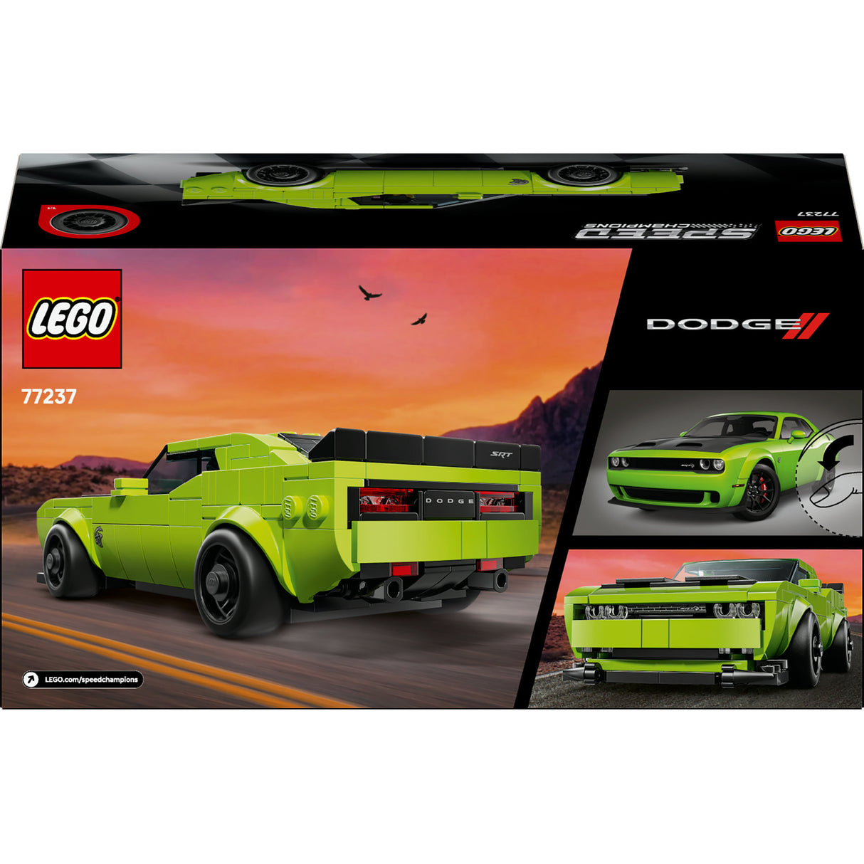 Lego ® Speed Champions Dodge Challenger SRT Hellcat Voiture de sport - 77237
