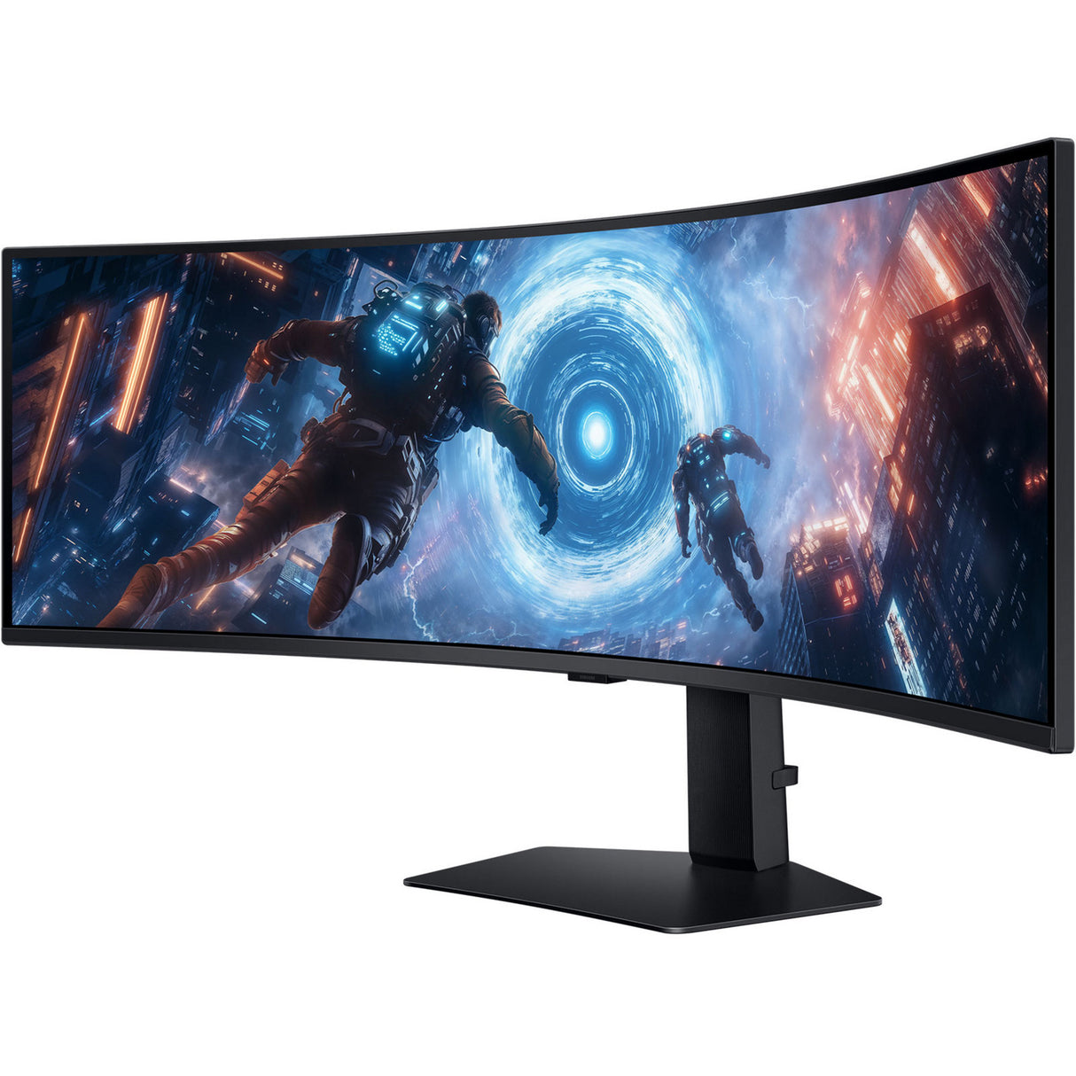 Samsung Odyssey G9 S49FG910EU 49 Moniteur de jeu ultra-large incurvé (noir, 144 Hz, HDMI, DisplayPort, AMD FreeSync)