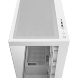 Boîtier tour midi Deepcool CG580 4f (blanc | 2x USB-A | 1x USB-C | RVB | verre trempé)