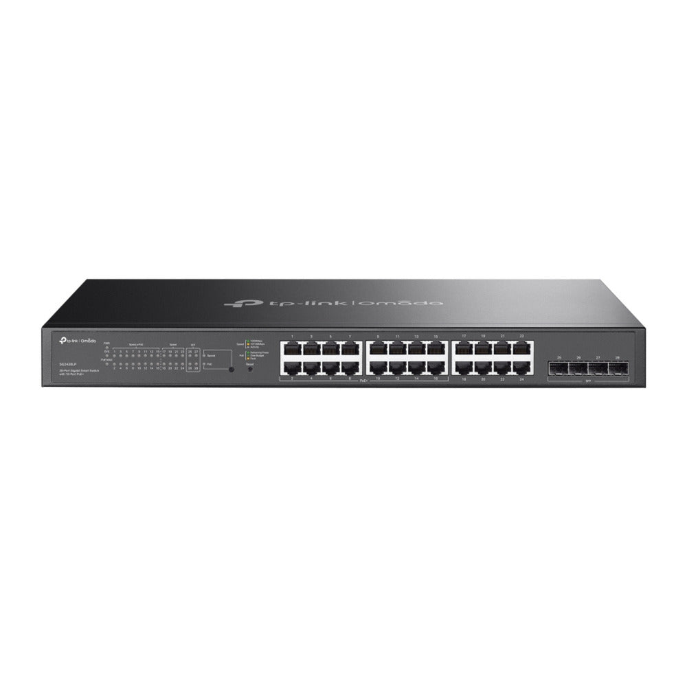 Tp-link omada sg2428lp commutateur intelligent gigabit 28 ports (noir, 16x poe+)