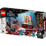 Lego Marvel - Jouet de construction de la salle du trône du roi Namor (76213)