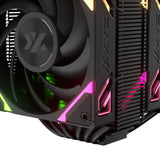 Refroidisseur de processeur Xyz PC Gear Thermax 6 Duo RGB (noir, ARGB, PWM)