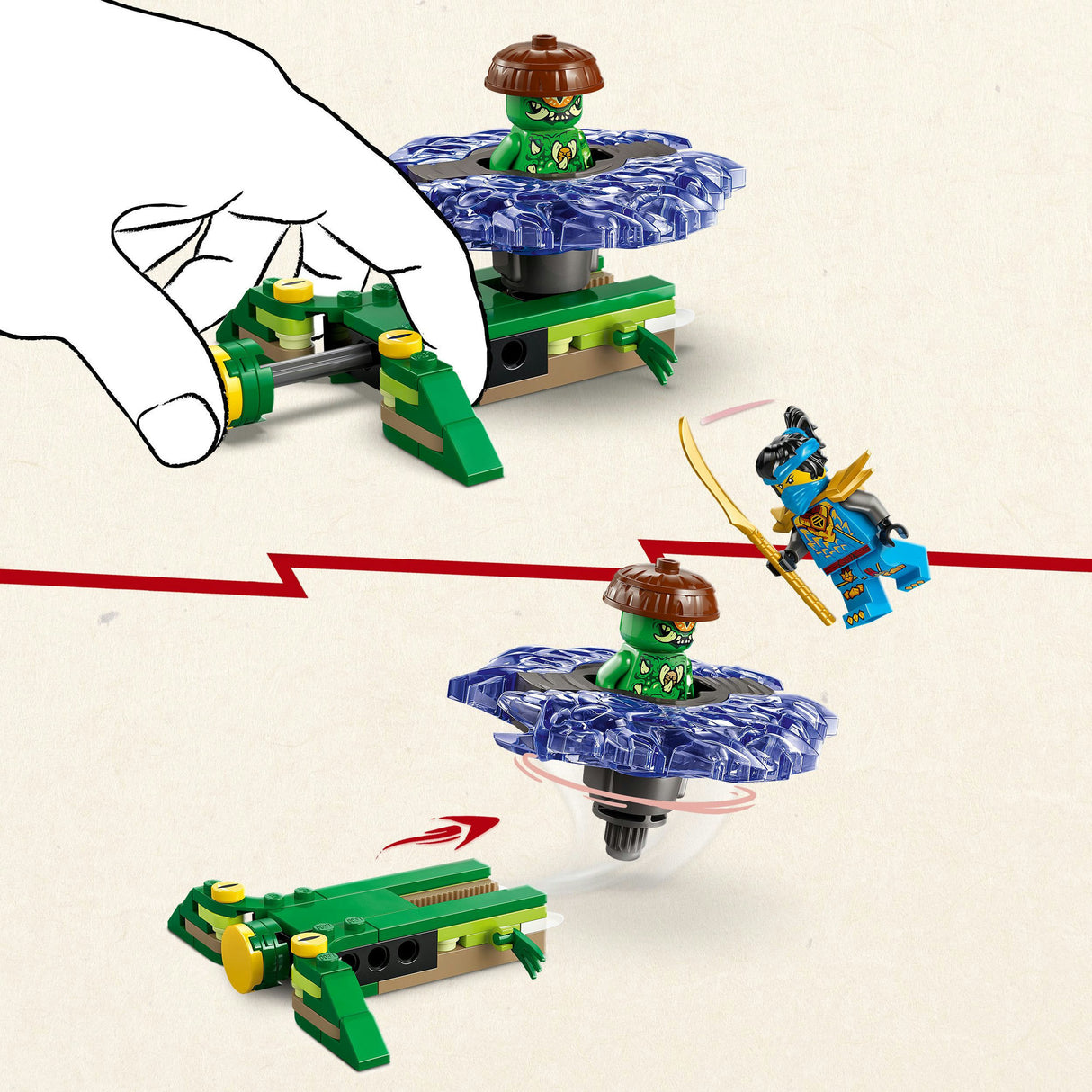 Lego Ninjago 71849 Nya contre le monstre élémentaire