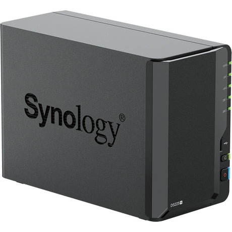 Synology diskstation ds225+ nas (noir, 1x LAN 1 Go, 1x LAN 2,5 Go, 2x USB 3.2 gen 1)