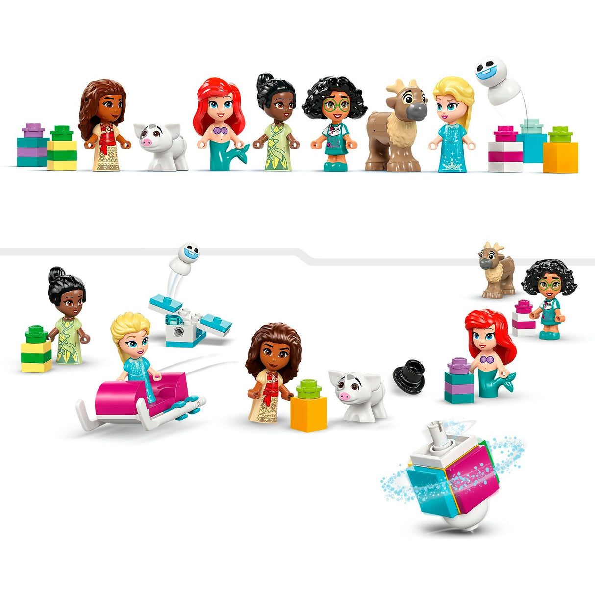 Lego disney - calendrier de l'avent 2024 jouets de construction (43253)
