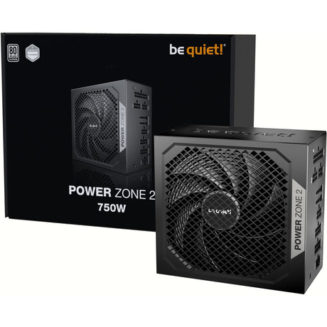 Soyez silencieux! Alimentation modulaire Power Zone 2 de 750 watts (noir, 1x 12v-2x6, 3x PCIe)