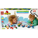 Lego duplo town 10445 voitures de course et pilotes de l'équipe f1