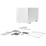 Soyez silencieux! boîtier tour midi pure base 501 lx (blanc | 2x USB-A | 1x USB-C | RGB | verre trempé)
