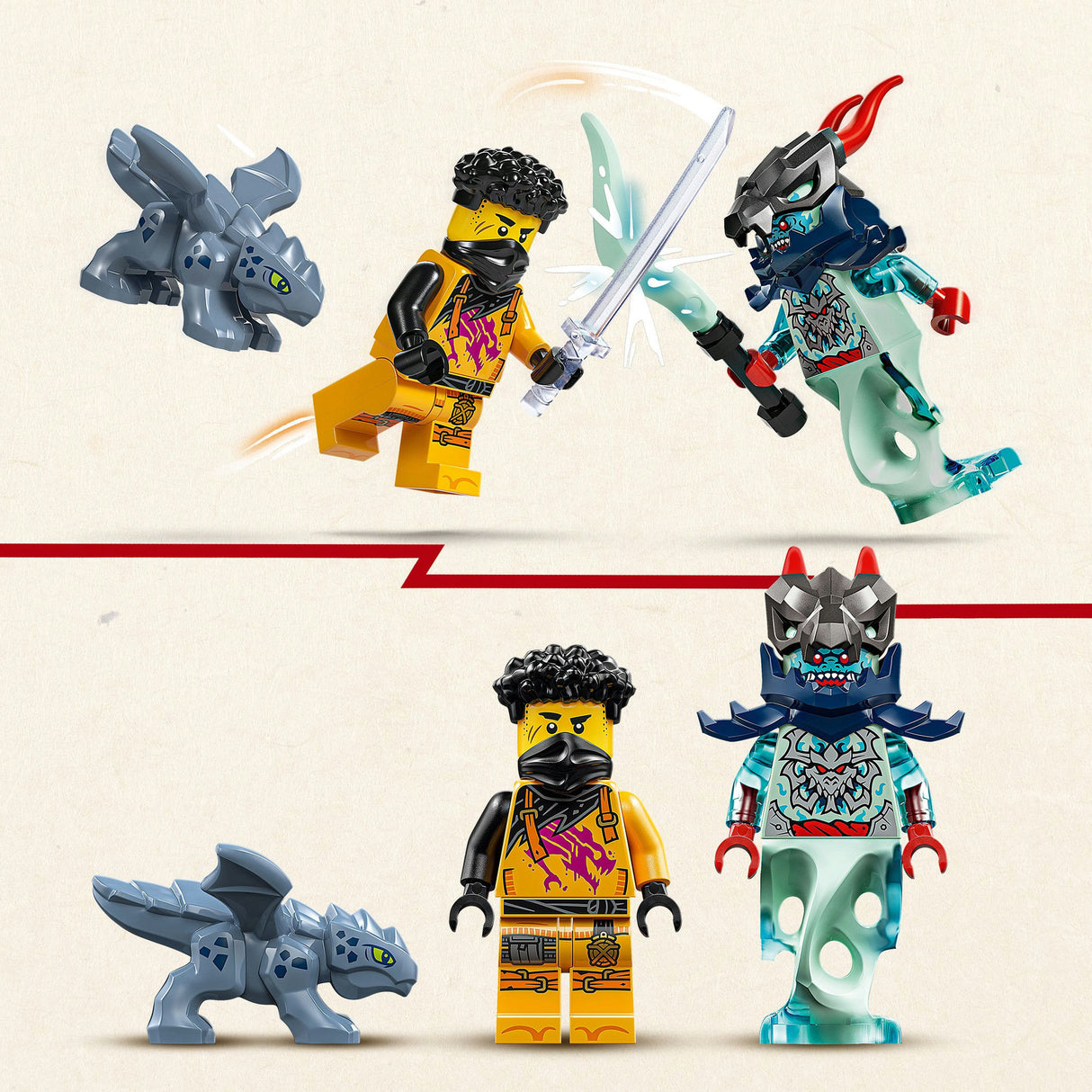 Lego Ninjago 71839 Le robot de combat spinjitzu d'Arin