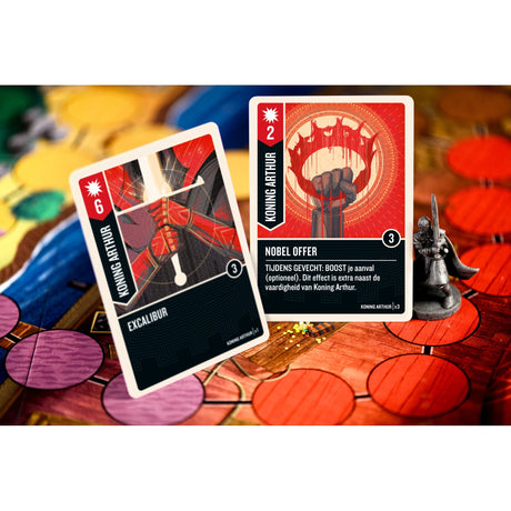 Jeux de gobelins blancs inégalés : jeu de société Battle of Legends (néerlandais, 2 à 4 joueurs, 20 minutes, à partir de 10 ans)
