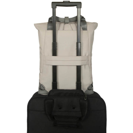 Targus ávila sac à dos convertible 2-en-1 + sac 15-16 sacoche pour ordinateur portable (beige)