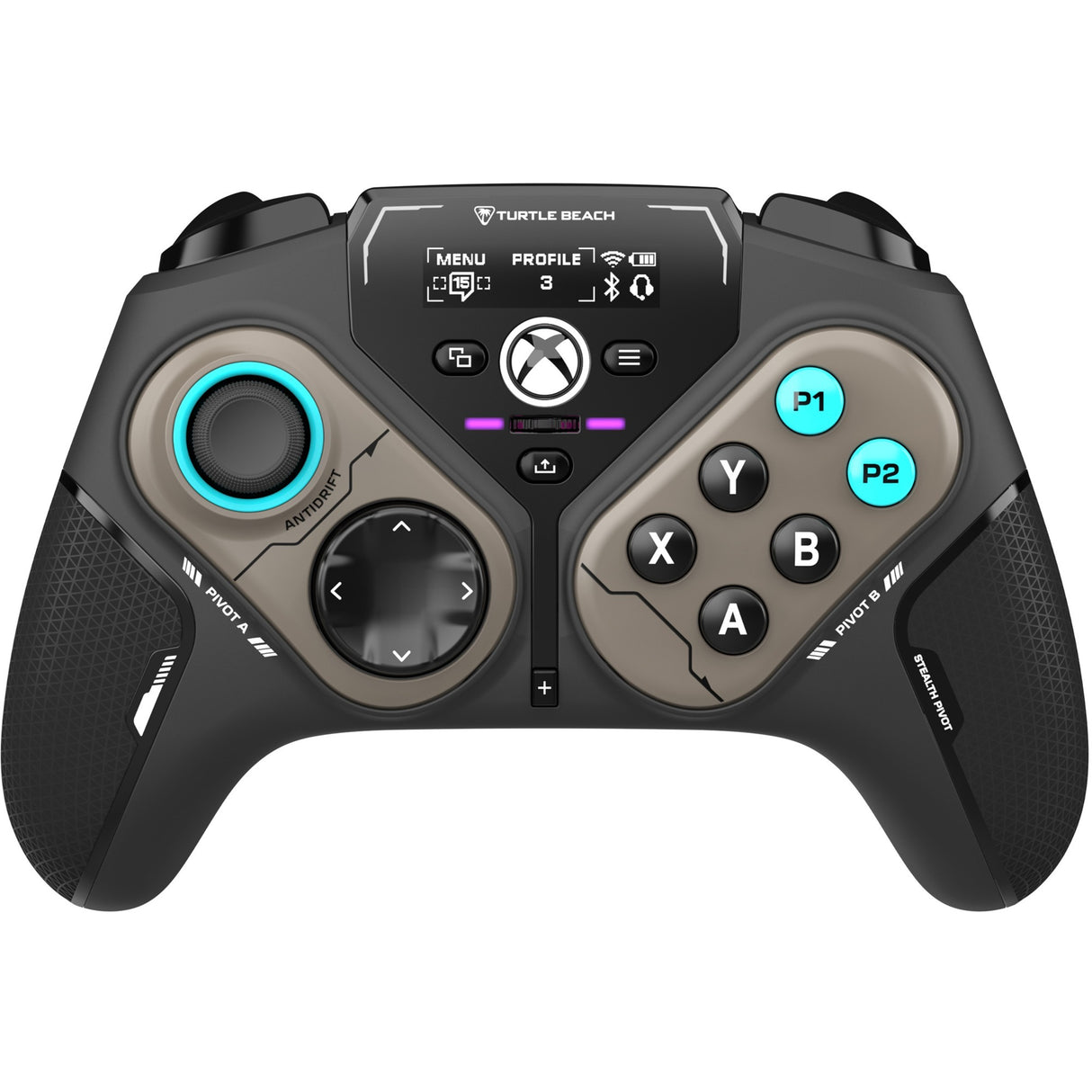 Contrôleur intelligent sans fil Turtle Beach Stealth Pivot (noir, Bluetooth USB 2,4 GHz, PC, Xbox, Android)