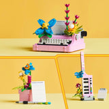 Lego Creator 31169 machine à écrire avec des fleurs
