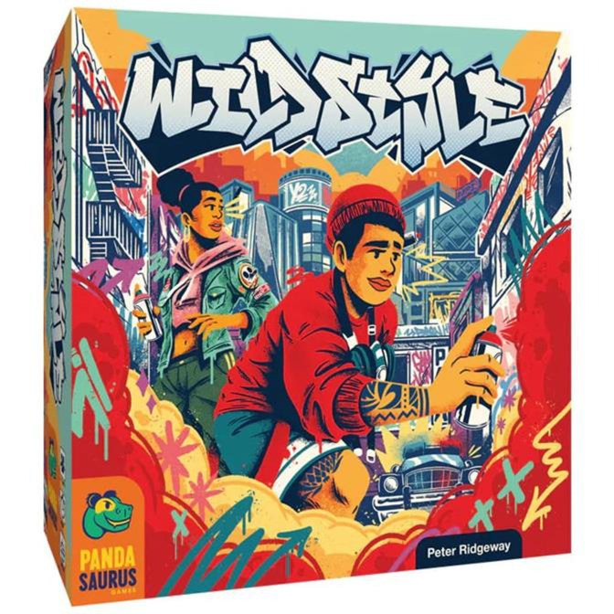 Jeu de société wildstyle du réseau de joueurs européens (anglais, 2 à 5 joueurs, 40 minutes, à partir de 14 ans)
