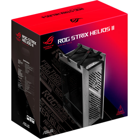 Boîtier tour midi Asus ROG Strix Helios II GX601S (noir | 4x USB-A | 2x USB-C | RVB | Verre trempé)