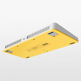 Clavier mécanique sans fil Ty iquunix zx75 gravi wave (gris, disposition américaine (qwer), rouge gateron, 75 %, LED RVB, remplaçable à chaud, pbt double prise, 2,4 GHz | Bluetooth 5.1 | USB-C)