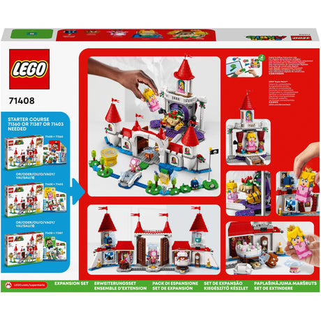Lego Super Mario - Ensemble d'extension : Jouet de construction du château de Peach (71408)