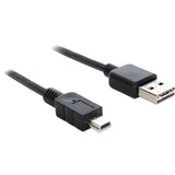 Dellock Easy-USB-A 2.0 mâle> Mini USB-B 2.0 mâle