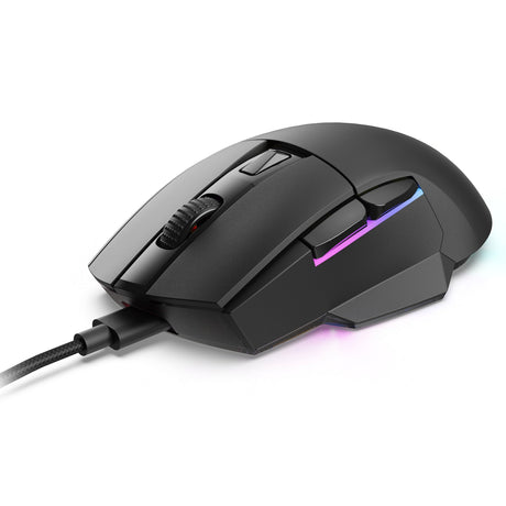 Souris de jeu Sharkoon Skiller sgm50w (noir, 400 - 6400 dpi, LED RVB)