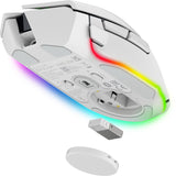 Souris de jeu Razer Basilisk v3 pro (blanc, USB Bluetooth hyperspeed sans fil, 30 000 dpi, chroma RVB)