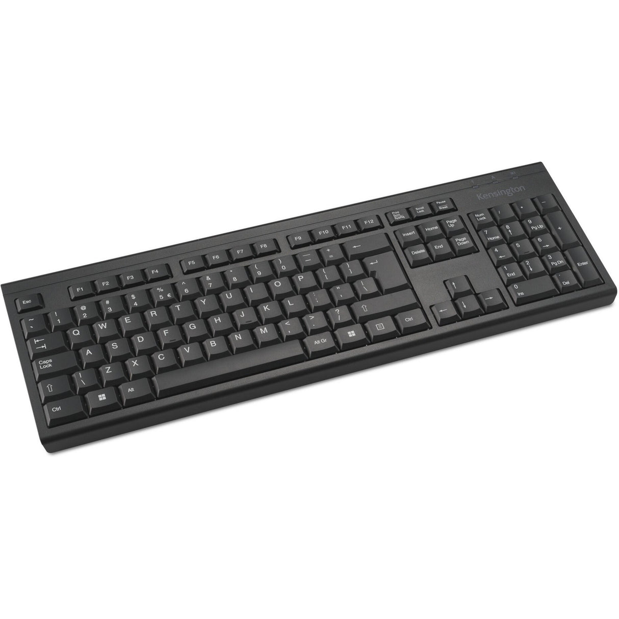 Clavier sans fil Kensington KB150 EQ (noir, disposition américaine (QWERTY), membrane, 100%)