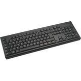 Clavier sans fil Kensington KB150 EQ (noir, disposition américaine (QWERTY), membrane, 100%)
