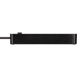 Multiprise ecolor Brennerstuhl avec 2 prises de charge USB-C | 4 prises | noir | 1,5m h05vv-f 3g1,5 - 1153240106