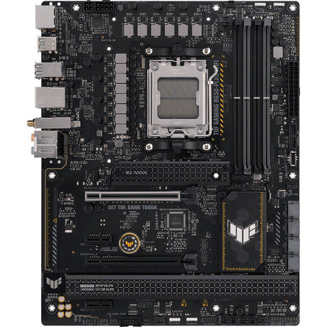 Carte mère Asus Tuf Gaming B650-Plus WiFi Socket AM5 (orange clair noir, RAID, 2,5 Go-LAN, Wi-Fi 6, BT 5.2, son, ATX)