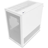 Boîtier tour midi Nzxt h3 flow (blanc (mat) | 1x USB-A | 1x USB-C | verre trempé)