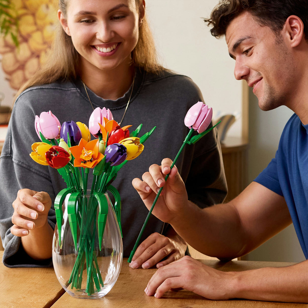 Lego botanicals 11501 bouquet avec décoration de fleurs de tulipes