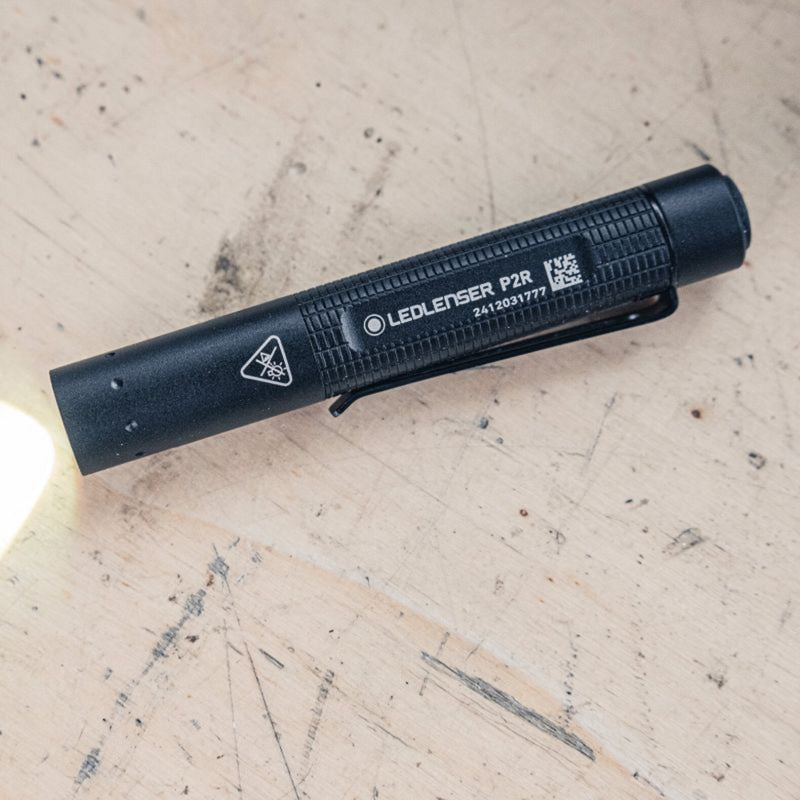 Lampe de poche Ledlenser p2r (noir, 200 lm, 6000-7500k)