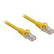 Câble réseau Sharkoon SFTP, RJ-45 avec Cat.6a (jaune, 1 mètre, sans halogène)