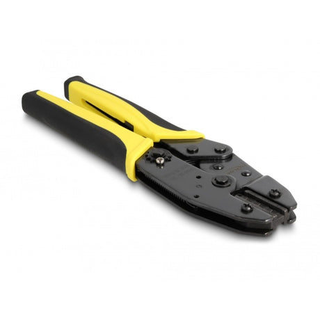 Delock outil de sertissage pour fiche dl4 2,5 - 6 mm² pince à sertir (jaune noir)