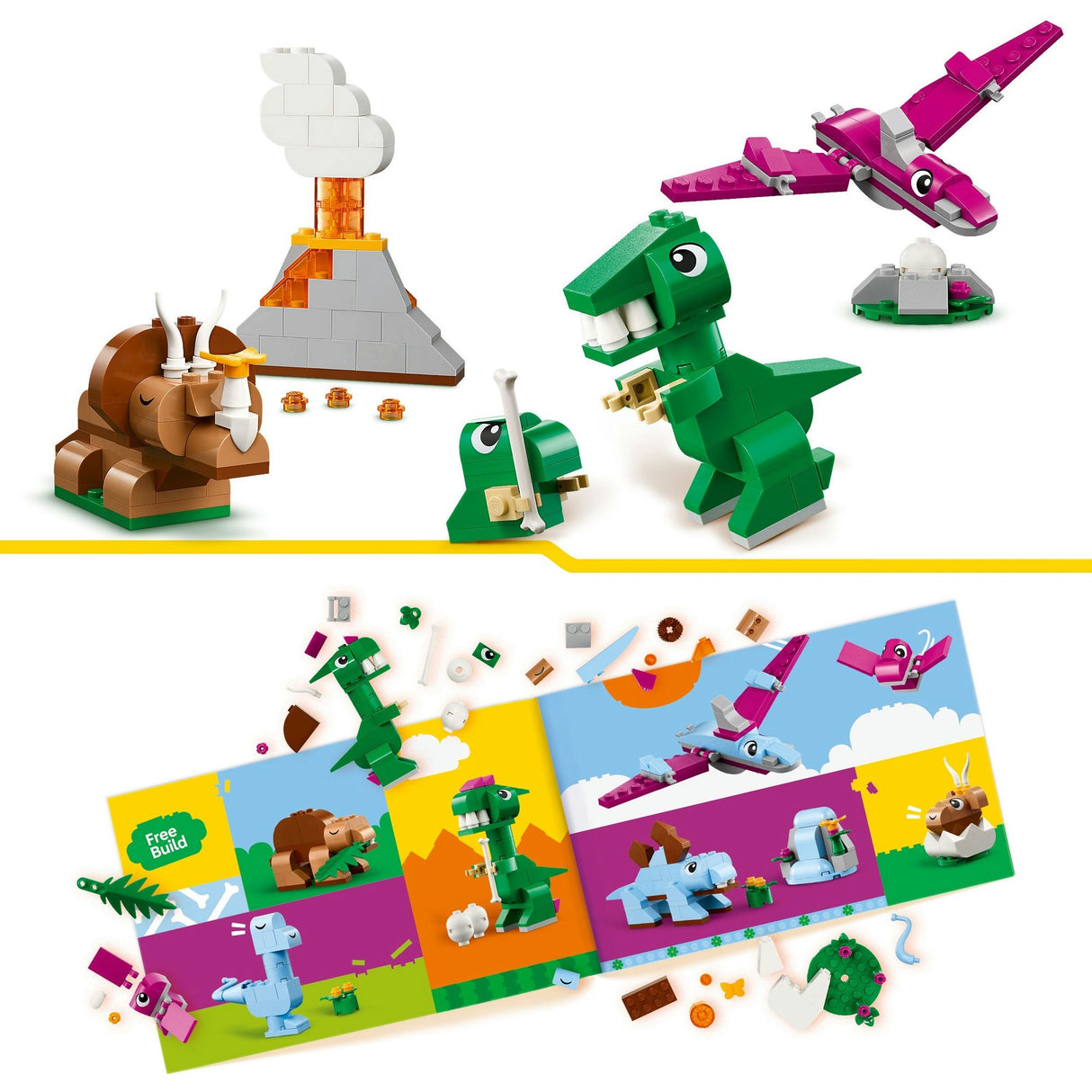 Lego classic 11041 dinosaures créatifs